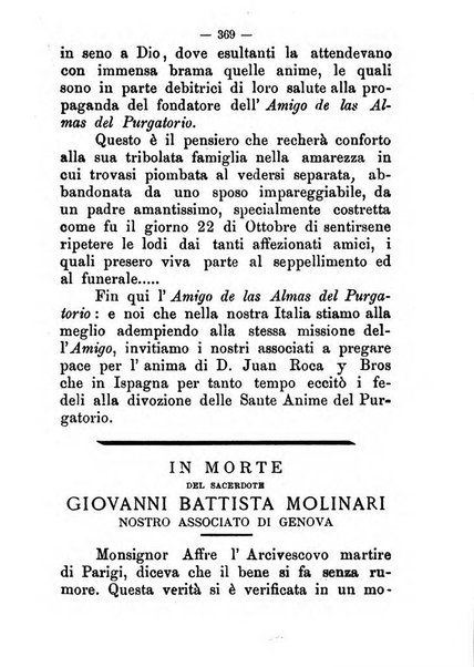 L'eco del Purgatorio pubblicazione mensuale indirizzata al suffragio de' fedeli defunti