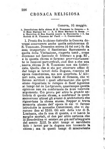 Letture cattoliche di Genova