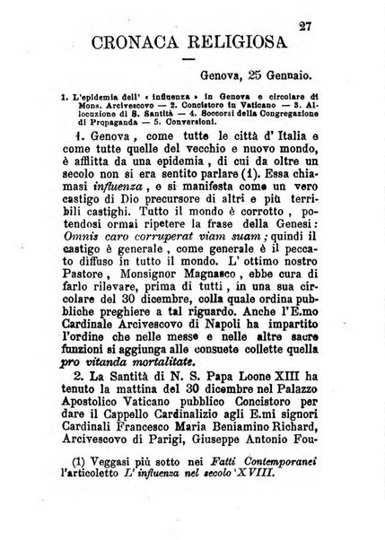 Letture cattoliche di Genova