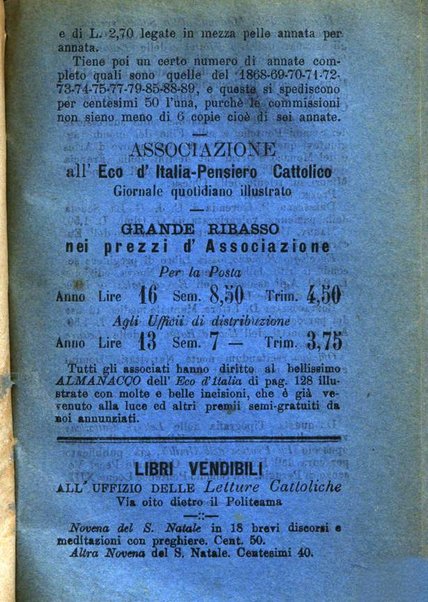 Letture cattoliche di Genova