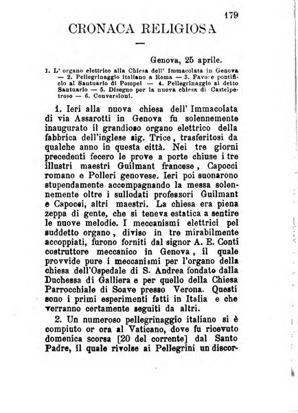 Letture cattoliche di Genova