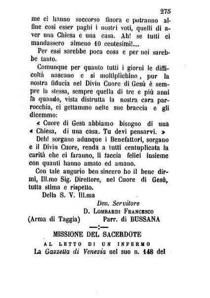 Letture cattoliche di Genova