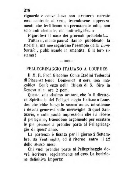 Letture cattoliche di Genova