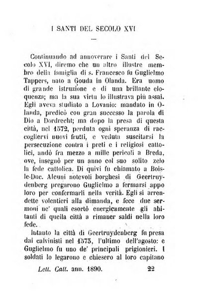 Letture cattoliche di Genova