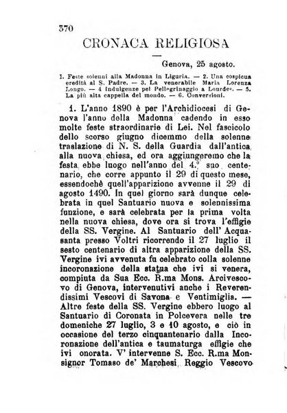 Letture cattoliche di Genova