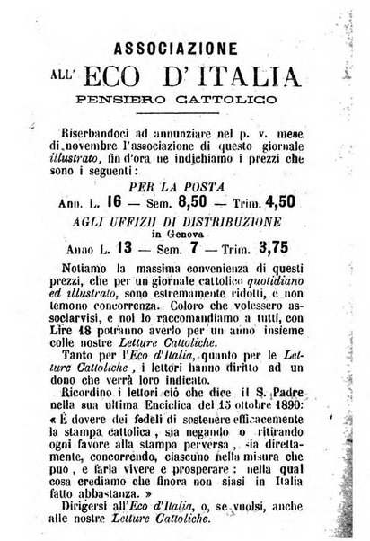 Letture cattoliche di Genova