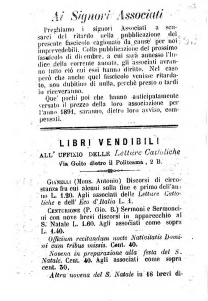 Letture cattoliche di Genova