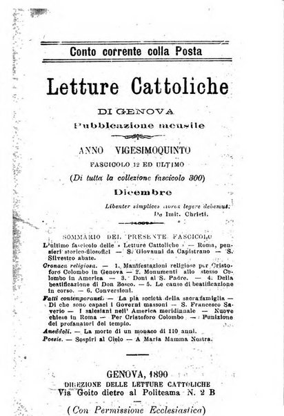 Letture cattoliche di Genova