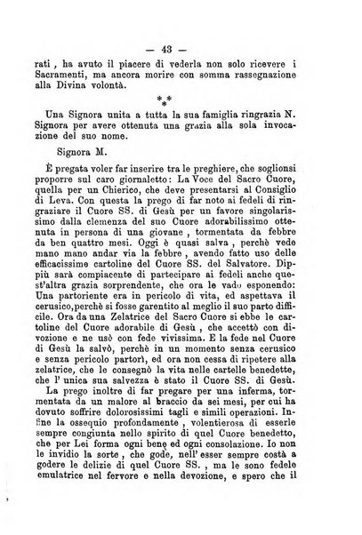 La voce del cuore di Gesù periodico mensuale