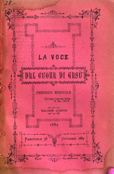 La voce del cuore di Gesù periodico mensuale