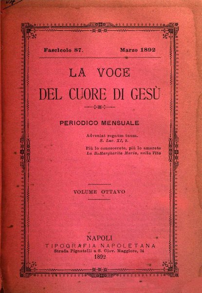 La voce del cuore di Gesù periodico mensuale