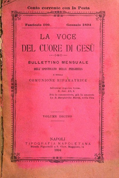 La voce del cuore di Gesù periodico mensuale