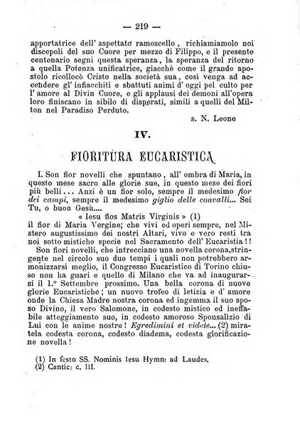 La voce del cuore di Gesù periodico mensuale