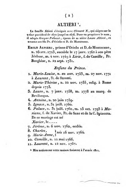 Annuaire généalogique et historique renfermant des détails sur toutes les Maisons Souveraine d'Europe