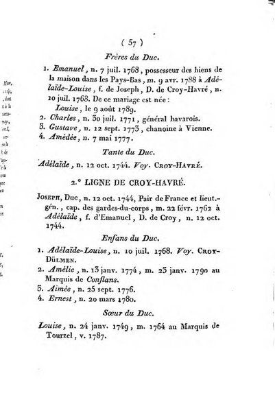 Annuaire généalogique et historique renfermant des détails sur toutes les Maisons Souveraine d'Europe