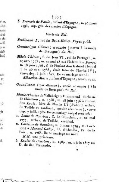 Annuaire généalogique et historique renfermant des détails sur toutes les Maisons Souveraine d'Europe