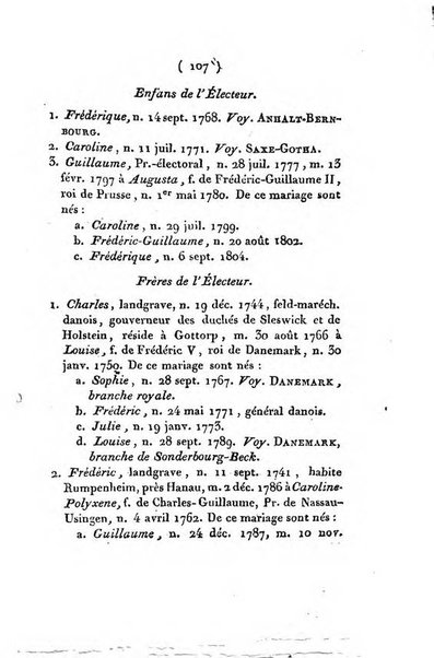 Annuaire généalogique et historique renfermant des détails sur toutes les Maisons Souveraine d'Europe