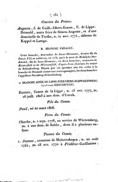 Annuaire généalogique et historique renfermant des détails sur toutes les Maisons Souveraine d'Europe