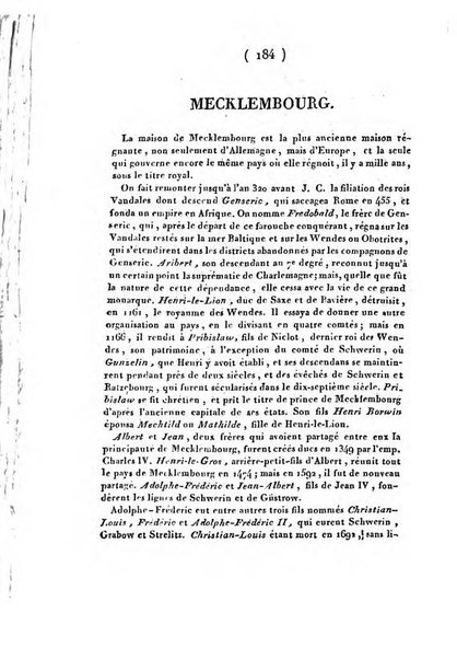 Annuaire généalogique et historique renfermant des détails sur toutes les Maisons Souveraine d'Europe