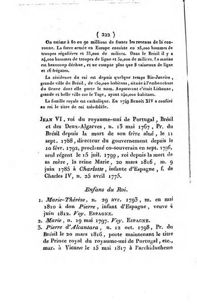 Annuaire généalogique et historique renfermant des détails sur toutes les Maisons Souveraine d'Europe