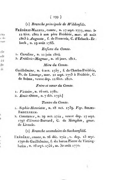 Annuaire généalogique et historique renfermant des détails sur toutes les Maisons Souveraine d'Europe