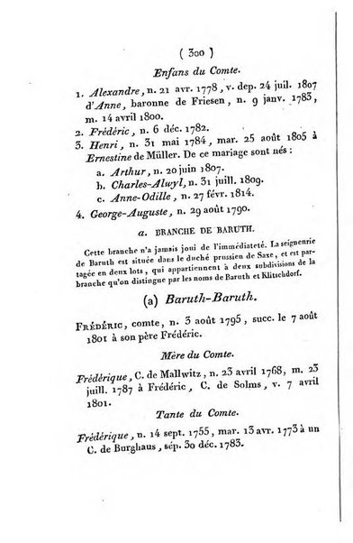 Annuaire généalogique et historique renfermant des détails sur toutes les Maisons Souveraine d'Europe