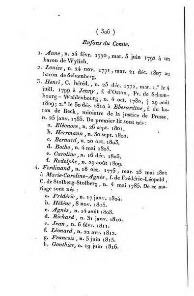 Annuaire généalogique et historique renfermant des détails sur toutes les Maisons Souveraine d'Europe