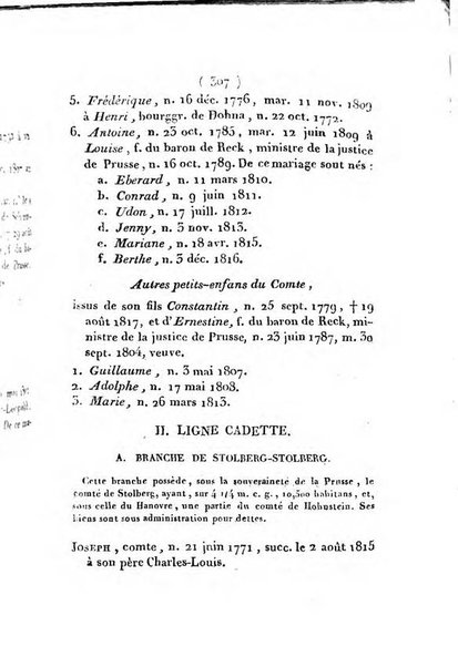 Annuaire généalogique et historique renfermant des détails sur toutes les Maisons Souveraine d'Europe