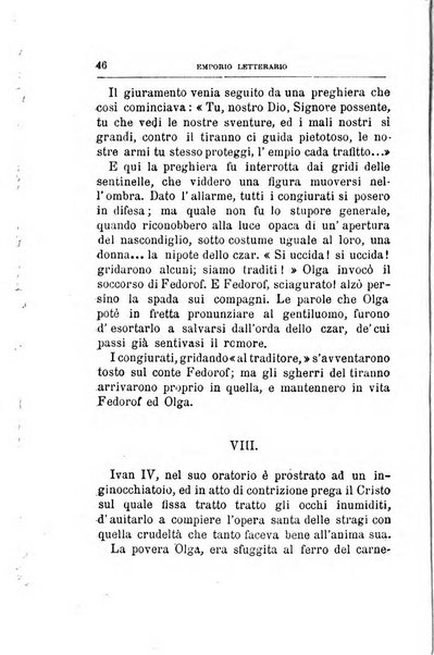 Emporio letterario delle arti e teatro con traduzione di articoli stranieri