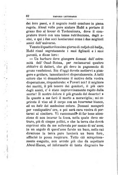 Emporio letterario delle arti e teatro con traduzione di articoli stranieri