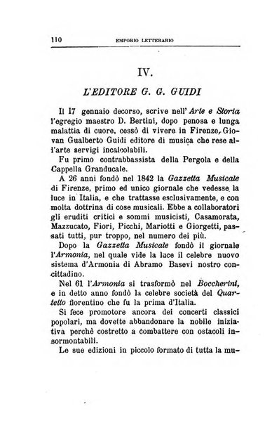 Emporio letterario delle arti e teatro con traduzione di articoli stranieri