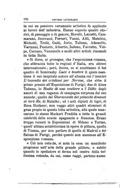 Emporio letterario delle arti e teatro con traduzione di articoli stranieri