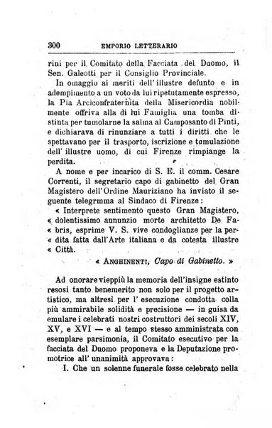 Emporio letterario delle arti e teatro con traduzione di articoli stranieri