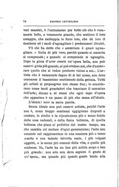 Emporio letterario delle arti e teatro con traduzione di articoli stranieri