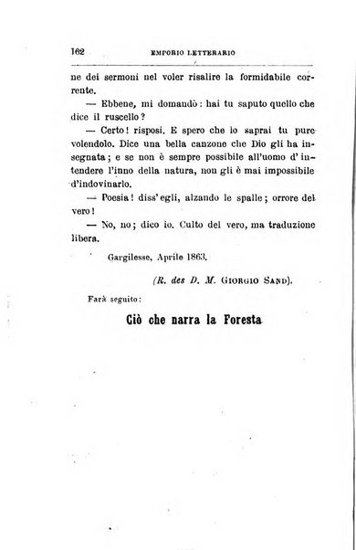 Emporio letterario delle arti e teatro con traduzione di articoli stranieri