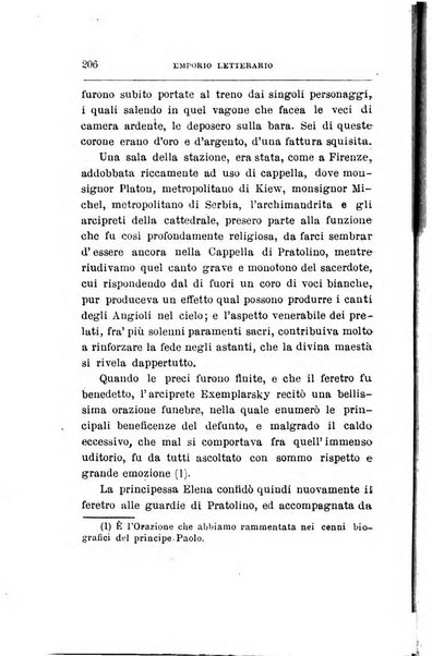 Emporio letterario delle arti e teatro con traduzione di articoli stranieri