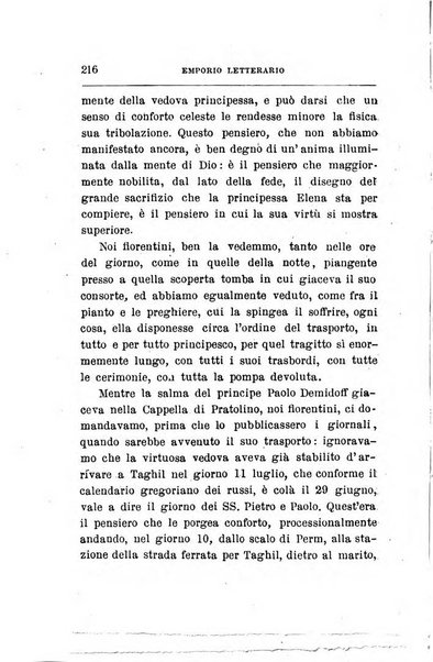 Emporio letterario delle arti e teatro con traduzione di articoli stranieri