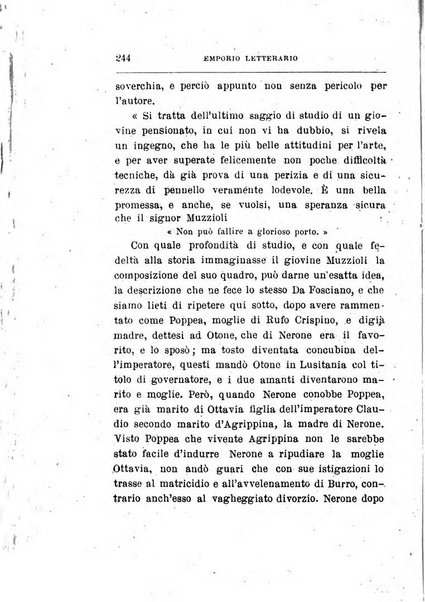 Emporio letterario delle arti e teatro con traduzione di articoli stranieri