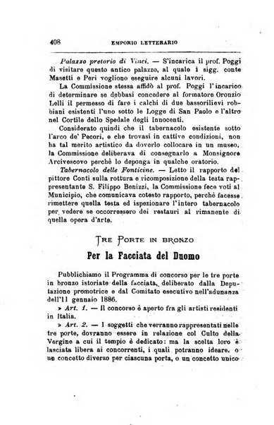 Emporio letterario delle arti e teatro con traduzione di articoli stranieri