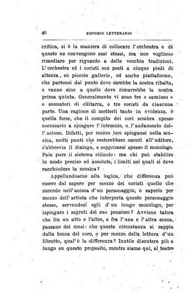 Emporio letterario delle arti e teatro con traduzione di articoli stranieri