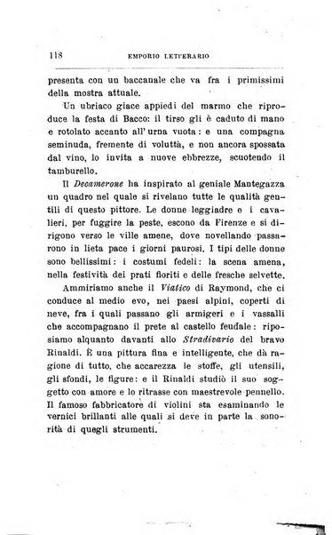 Emporio letterario delle arti e teatro con traduzione di articoli stranieri