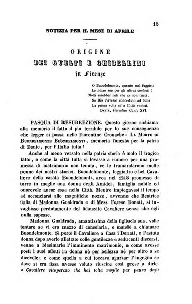 Il fiorentino istruito calendario per l'anno..