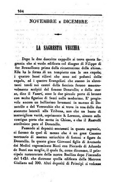 Il fiorentino istruito calendario per l'anno..