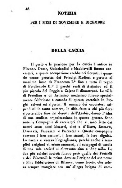 Il fiorentino istruito calendario per l'anno..