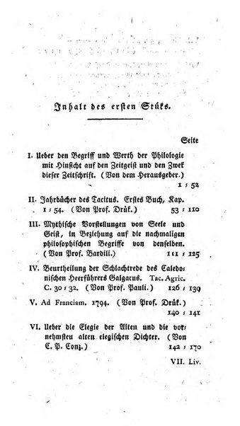 Philologie Eine zeitschrift zur Boforderung der Geschmaks an griechischer und romischer Sprache und Litteratur und cines grundlichen Studium derselben