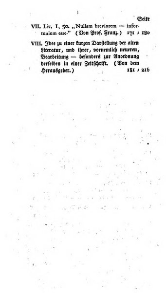 Philologie Eine zeitschrift zur Boforderung der Geschmaks an griechischer und romischer Sprache und Litteratur und cines grundlichen Studium derselben