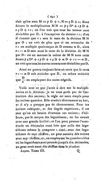 Seances des ecoles normales recueillies par des stenographes et revues par les professeurs. Premiere Partie. Lecons