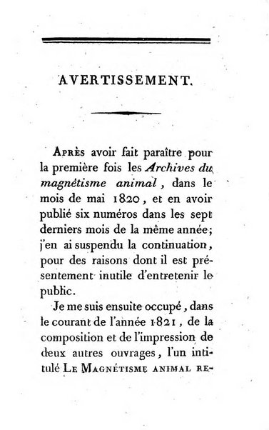 Archives du magnétisme animal