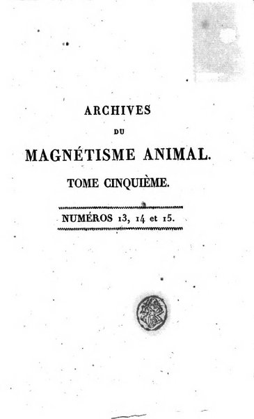 Archives du magnétisme animal