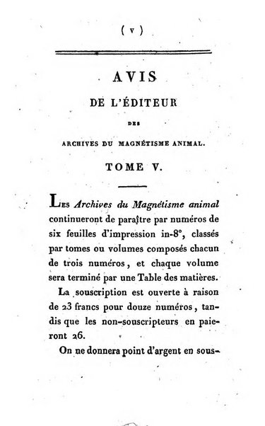 Archives du magnétisme animal